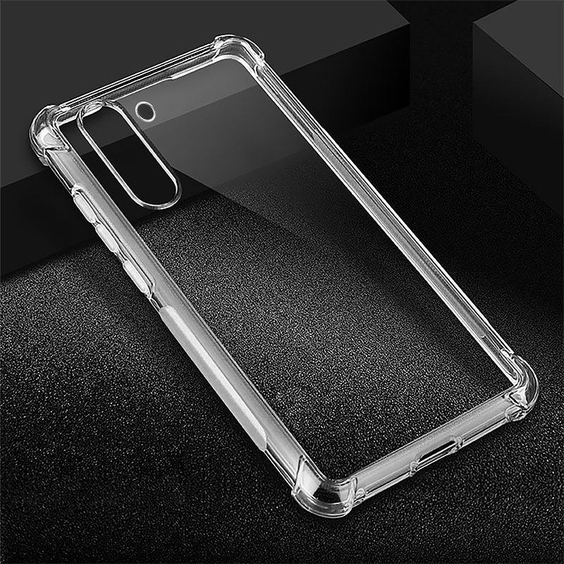 Crystal Clear Soft Case for SHARP Aquos R2 Back Cover Shockproof TPU Bumper Clear Protective vỏ điện thoại