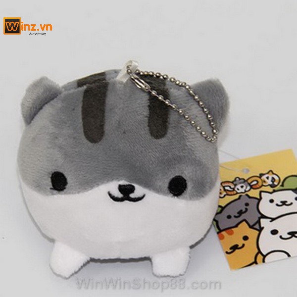 Móc khóa gấu bông mèo Neko Atsume  - Winz.vn