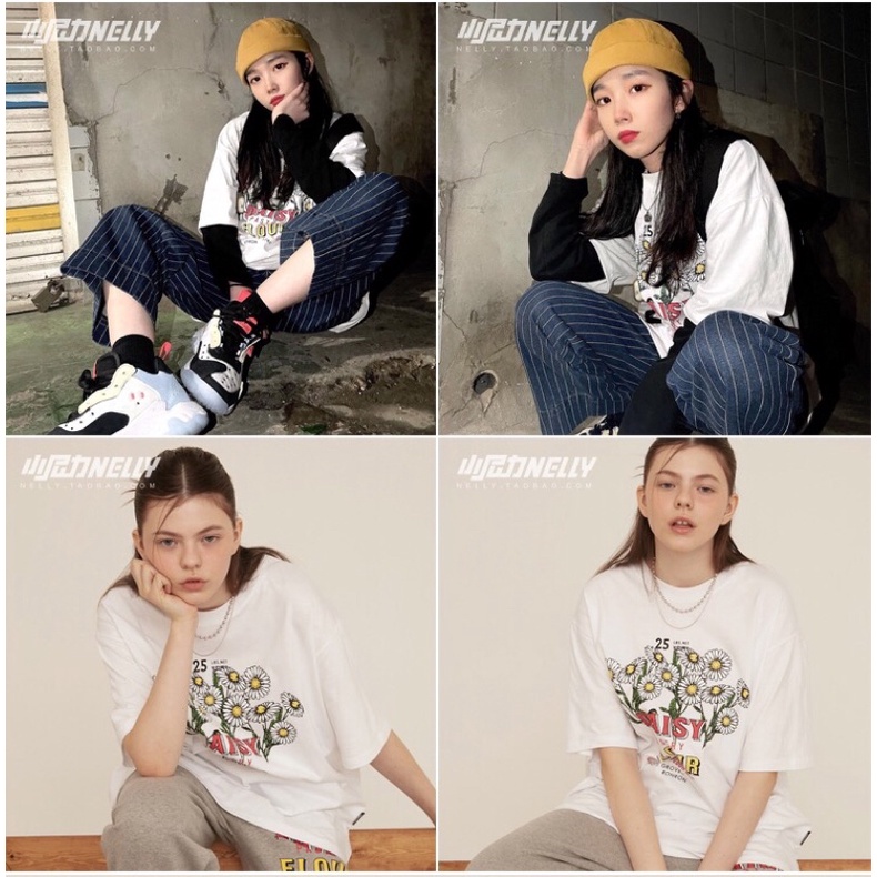 Áo phông nelly heybig sale (có sẵn) 19 daisy pabtey flour