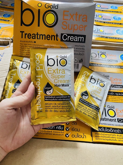 [ HCM SỈ ] HỘP 24 gói Ủ TÓC BIO GOLD EXTRA SUPER CREAM | WebRaoVat - webraovat.net.vn