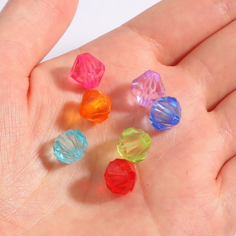 Hạt acrylic pha lê dùng làm đồ trang sức thủ công 4-10mm