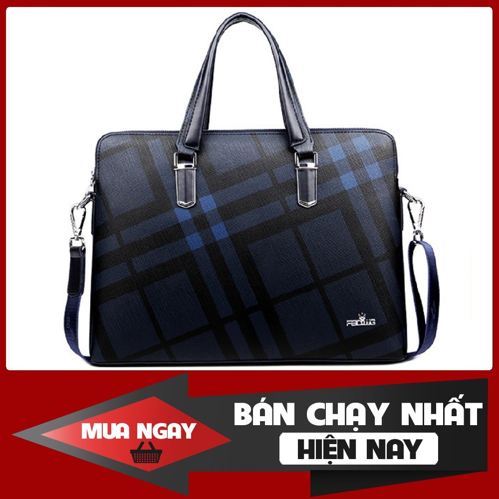 Cặp Da đựng tài liệu| Cặp giáo viên| Có ngăn Đựng laptop, tài liệu công tác nhiều ngăn phụ