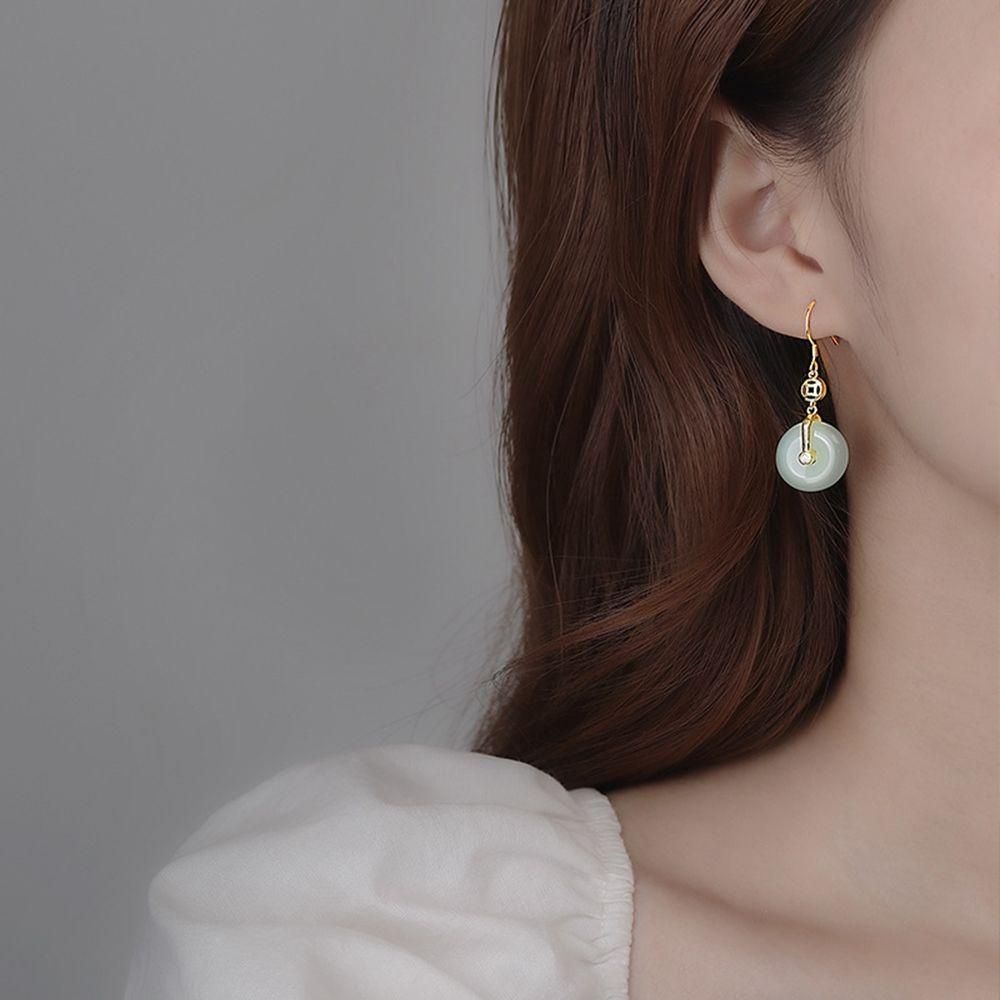 Đôi Khuyên Tai Dài Kiểu Trung Hoa Cổ Điển Thời Trang Cho Nữ