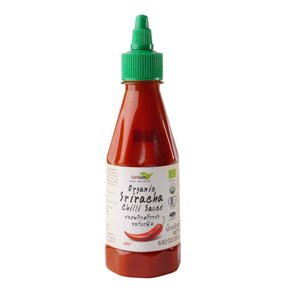 Tương ớt Sriracha hữu cơ 250g LumLum - Organic Sriracha Chili Sauce