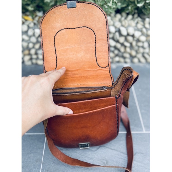 SALE-  túi si da mộc khắc cổ