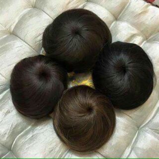 Mái phồng+ búi tròn