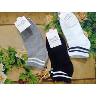 Bán sỉ 10 đôi Tất cổ ngắn kẻ sọc hàn quốc