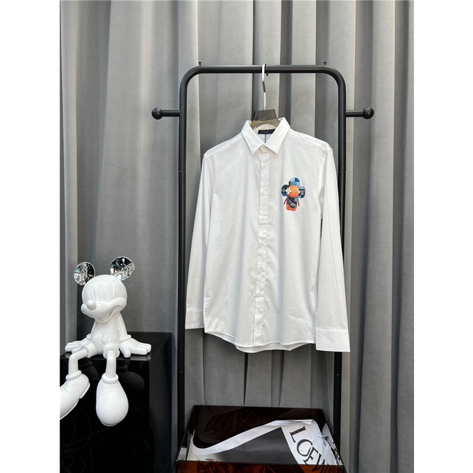 Áo Sơ Mi Nam Tay DàI VảI Cotton L0uis Vu1tt 2022, Size M-4XL