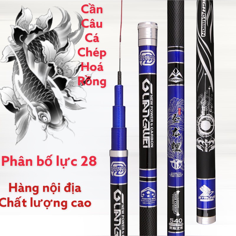 Cần Câu Tay 5H GW Cá Chép Hóa Rồng
