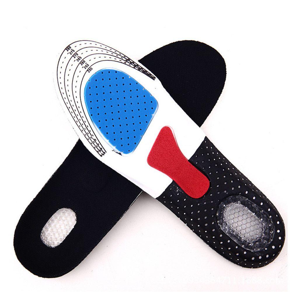 1 Cặp Đệm Lót Giày Thể Thao Bằng Silicone Mềm Mại Chống Đau Thoáng Khí
