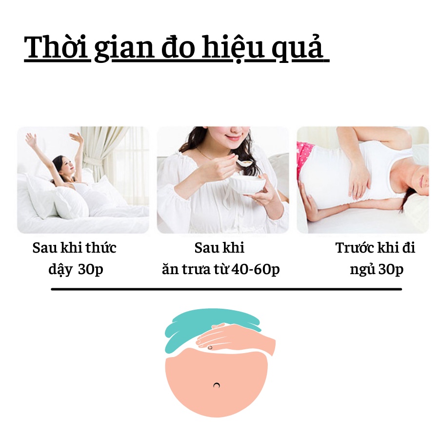 Máy nghe nhịp tim thai tại nhà , đo tim thai từ 12 tuần an toàn cho bé