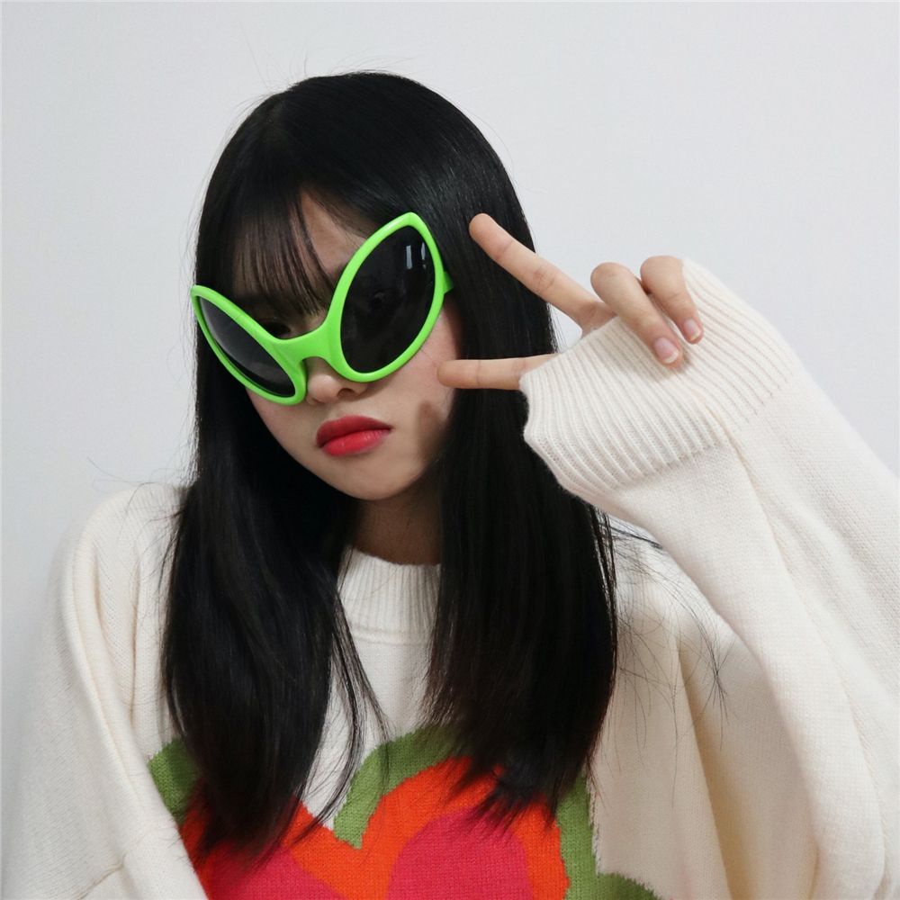 Kính mát phong cách người ngoài hành tinh trang trí tiệc Halloween vui nhộn