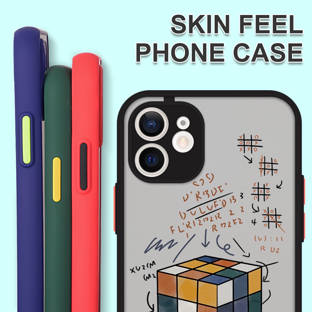 Ốp Điện Thoại Hình Rubik Cho Oppo A15 A16 A54 F9 A3S F11 Reno 4 5 Pro Plus 4F Realme C12