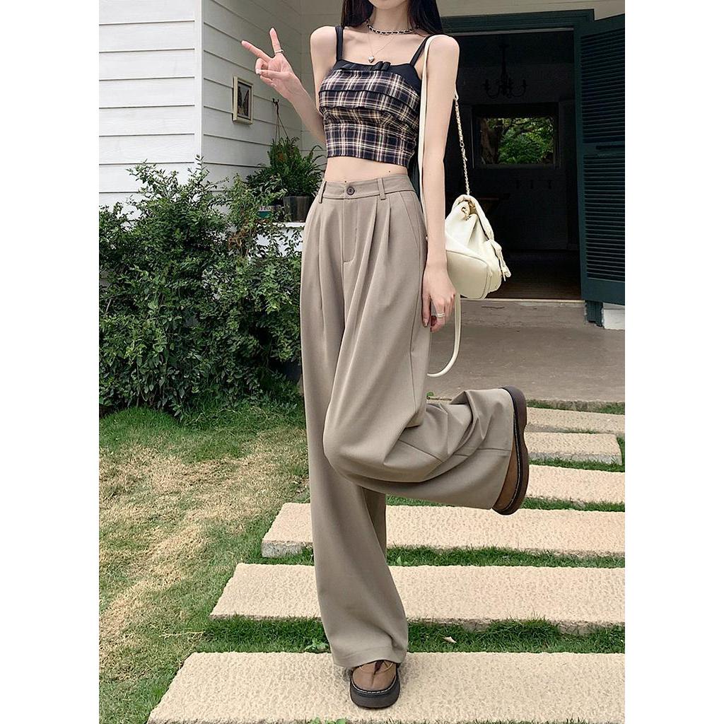 Quần Ống Rộng Cạp Cao Phong Cách Mới Mùa Hè 62343