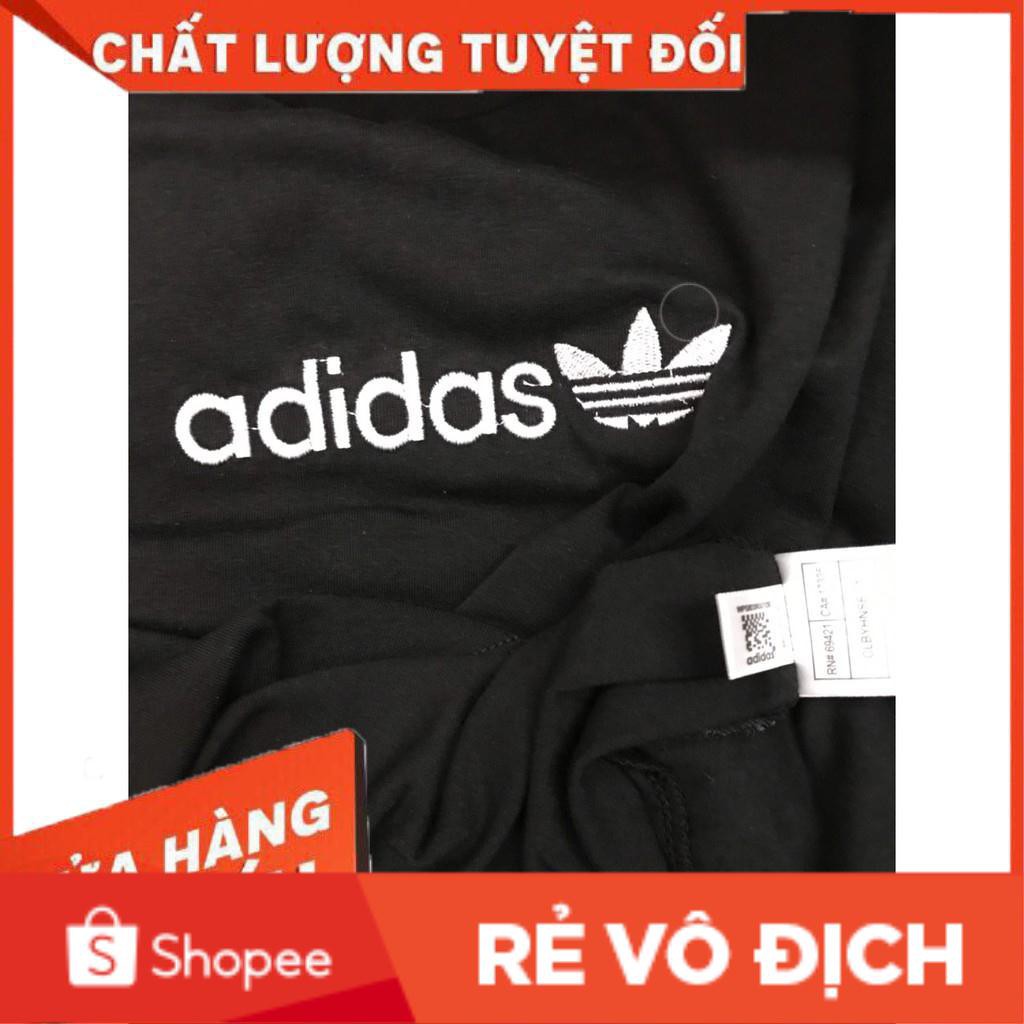 ÁO THUN NGẮN TAY ADIDAS MÀU ĐEN UNISEX (VIDEO, ẢNH THỰC TẾ) | BigBuy360 - bigbuy360.vn