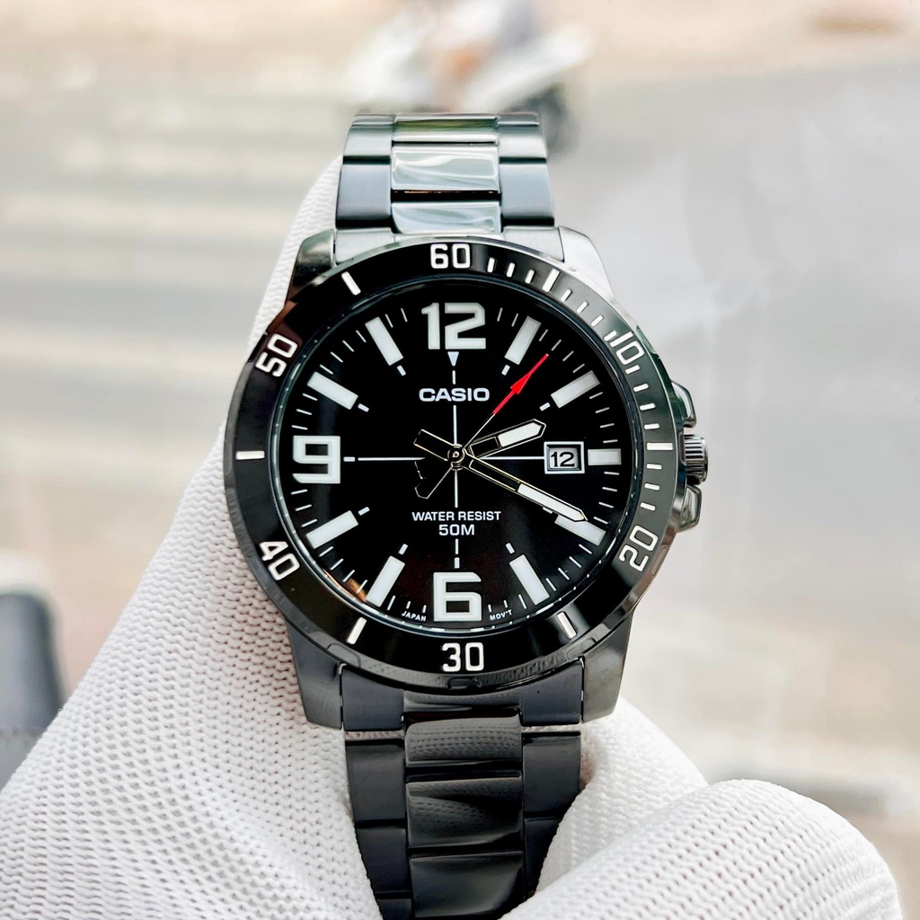 Đồng Hồ Casio Nam Dây Kim Loại MTP-VD01B-1BVUDF Chính Hãng