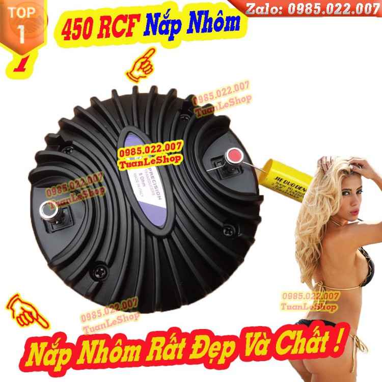 TREBLE 450 RCF NẮP NHÔM -  LOA TREP KÈN – Giá 1 CHIẾC KÈM PHỄU VÀ TẶNG TỤ - HAY HƠN NHIỀU  450 BM