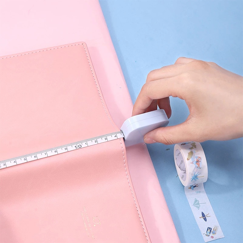 Thước dây nhiều màu sắc hình hộp vuông nhỏ gọn xinh xắn