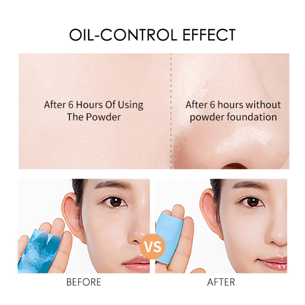 (Hàng Mới Về) Phấn Nền Che Khuyết Điểm Kiểm Soát Dầu Lâu Trôi Làm Sáng Màu Da Qibest | BigBuy360 - bigbuy360.vn