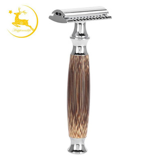 Dao Cạo Râu Cán Tre Tự Nhiên An Toàn Chắc Chắn Bền Bỉ