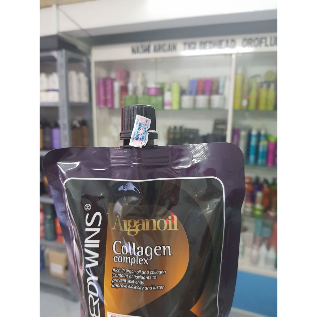 HẤP BERDYWINS COLAGEN COMPLEX ARGAN OIL  500ML mẫu mới 2018