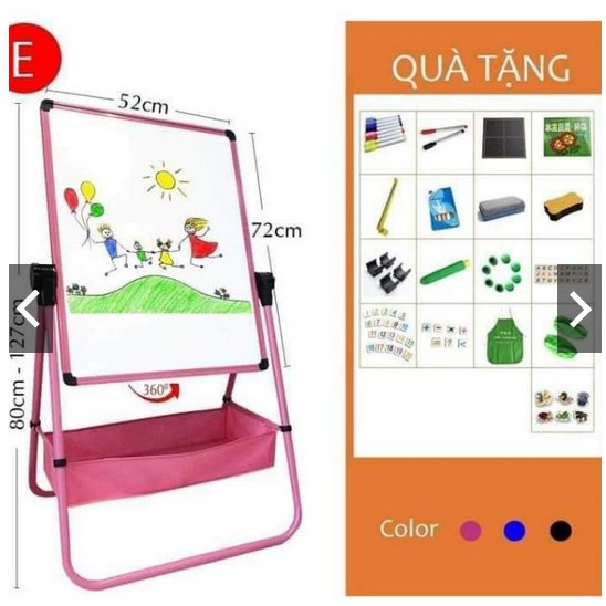 [Shopee giá rẻ] Bàn học kiêm bảng vẽ 2 mặt cho bé