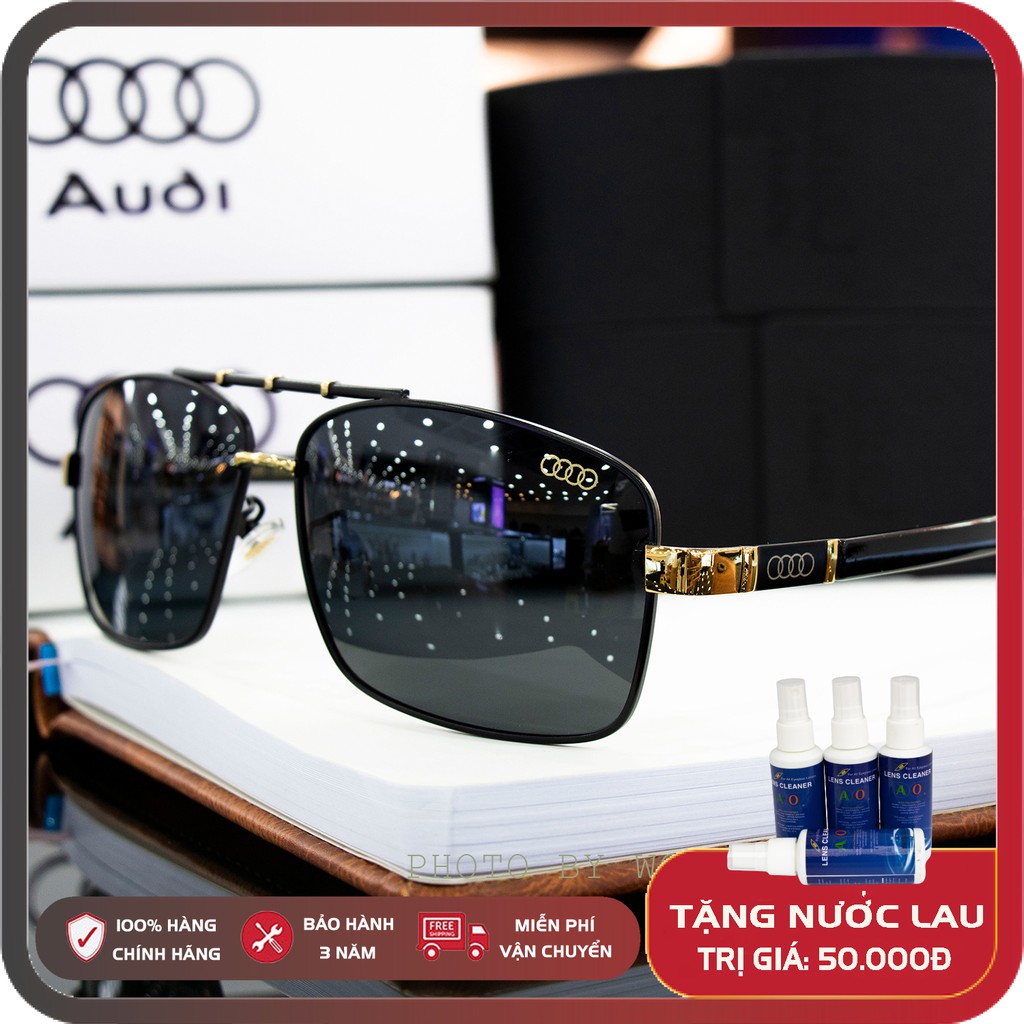 Kính mát nam cao cấp AD137 full box, bảo hành 12 tháng, tròng Polarized cường lực, chống chói