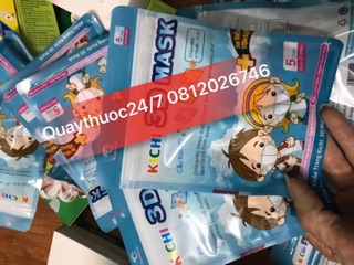 KHẨU TRANG KICHI 3D MASK(túi 5 chiếc)