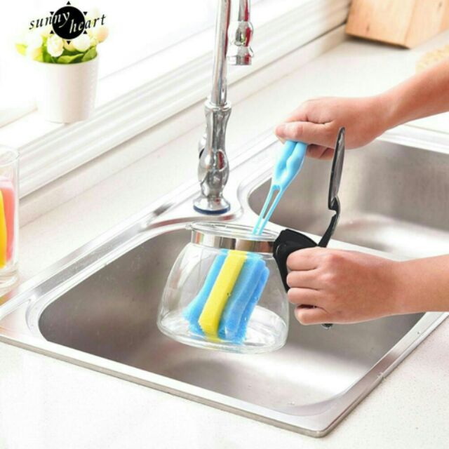Dụng cụ cọ rửa bình sữa, ly, cốc tiện dụng