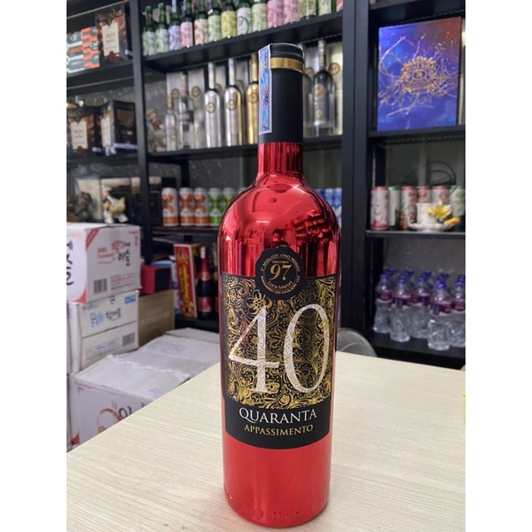 Vang Đỏ Ý 40 Quaranta 15 750ml