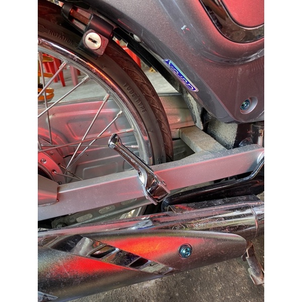 Giá 1 đôi/ Gác Để chân sau inox salaya các dòng xe máy yamaha,honda