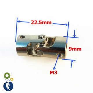 Khớp Nối Các Đăng trục 2.3-4mm, cardan Khớp nối trục khuỷu