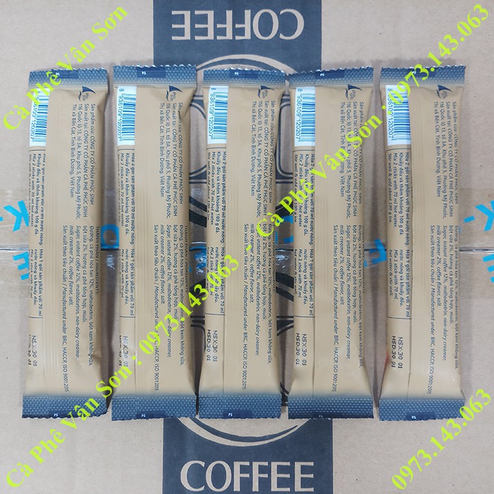 Cà phê sữa K Coffee Delight Phúc Sinh dây 10 gói dài nhỏ * 17g