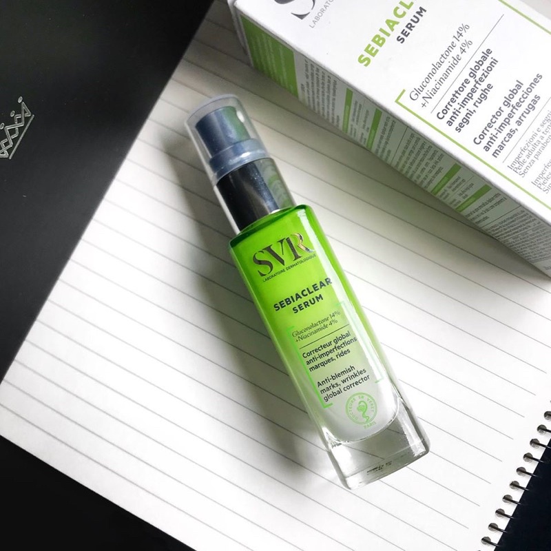 Tinh Chất Làm Giảm Mụn &amp; Mờ Nám Và Nếp Nhăn SVR Sebiaclear Serum 30ml