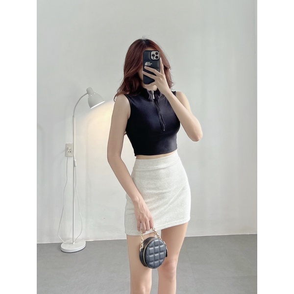 Áo dây kéo nhiều màu