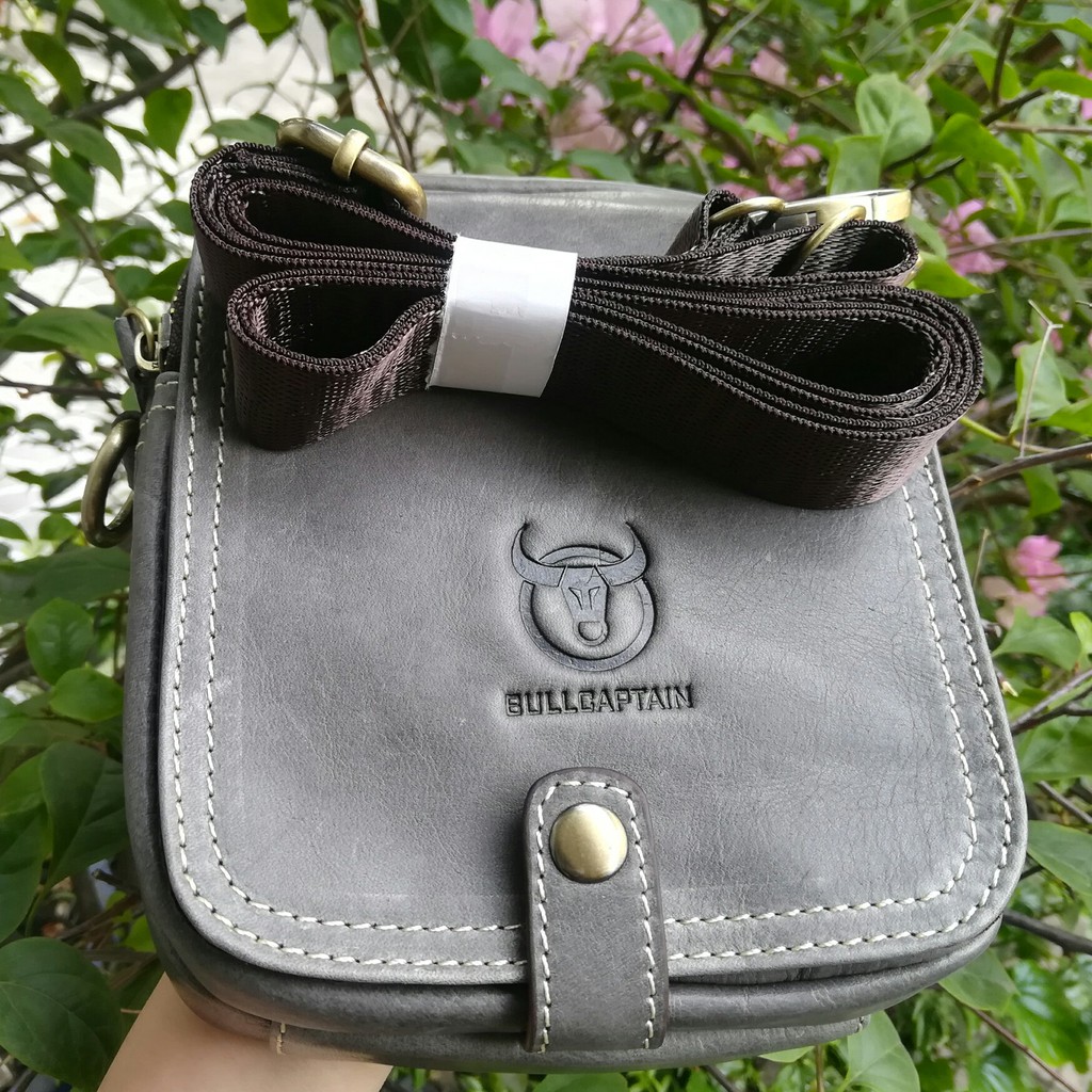 Túi Đeo Chéo Mini Nhỏ Gọn ZACHI Da Bò Thật Hàng Đẹp Cao Cấp Xám/Bò T08 | BigBuy360 - bigbuy360.vn