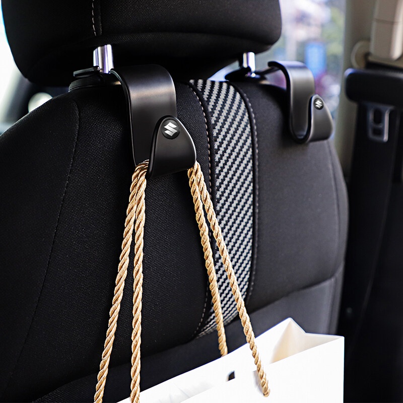 Bộ 4 móc treo đồ gắn sau ghế xe hơi cho Suzuki Swift XL7 SX4 Alto Jimny GSX R150 Gn250 Satria fu Panther FR80