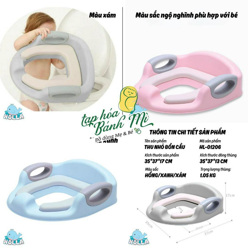 Bệ lót ngồi thu nhỏ bồn cầu toilet Holla cho bé