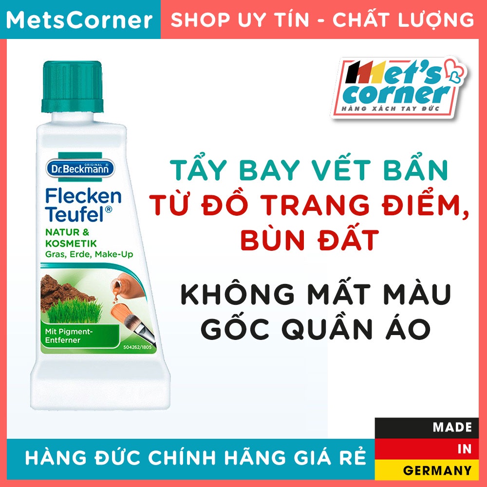 Dr.Beckmann - Tẩy vết bẩn mỹ phẩm và bùn đất - Chai 50ml