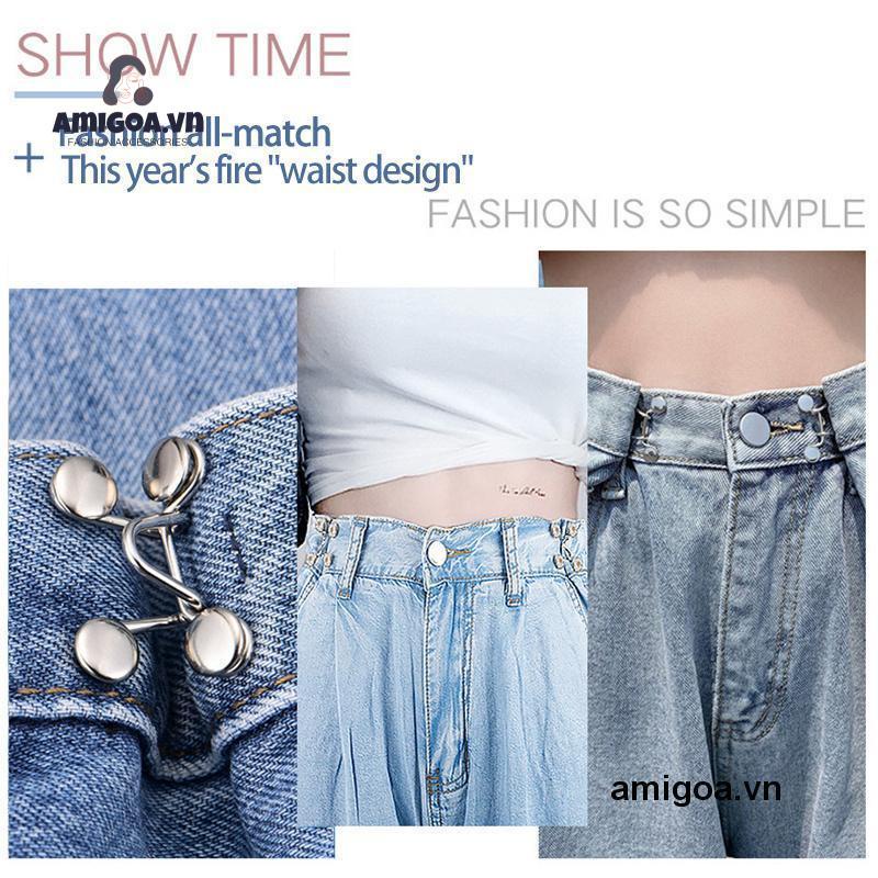 ✨✨Khóa thắt lưng gắn quần jean có thể tháo rời được cho nam nữ