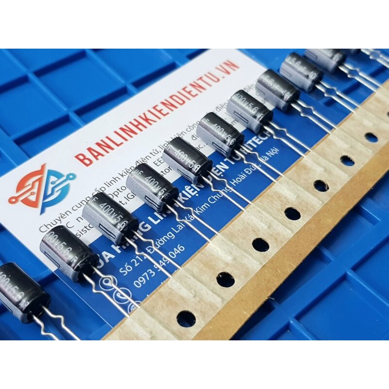 [Combo 20 chiếc] Tụ hóa AISHI 5.6uF 400V kích thước 7x11mm