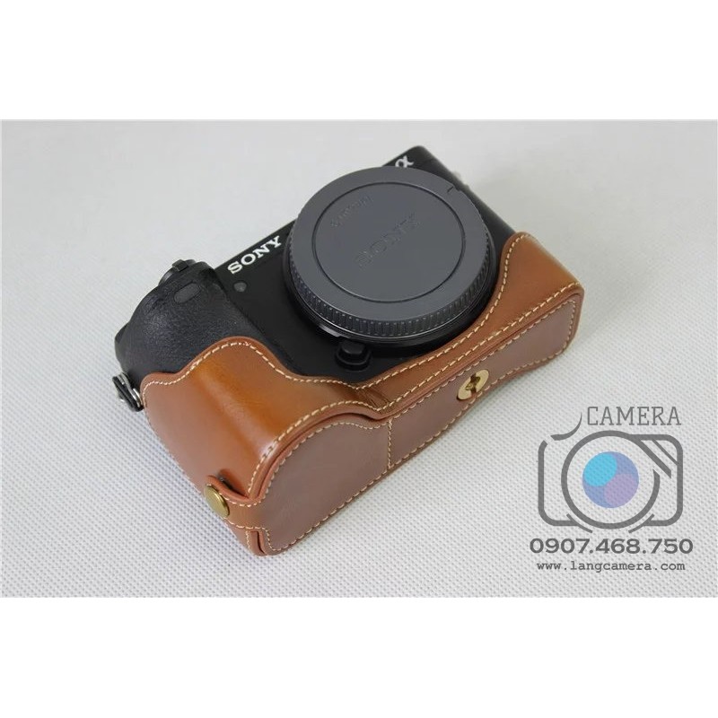 Bao da (Halfcase) máy ảnh Sony A6500