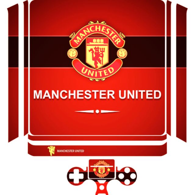 Skin PS4 Manchester united miếng dán trang trí bảo vệ decal máy game điện tử