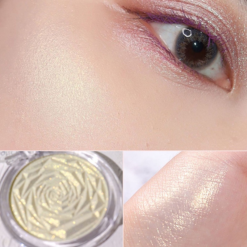 Pink Diamond Highlighter Glitter Powder Palette JP5