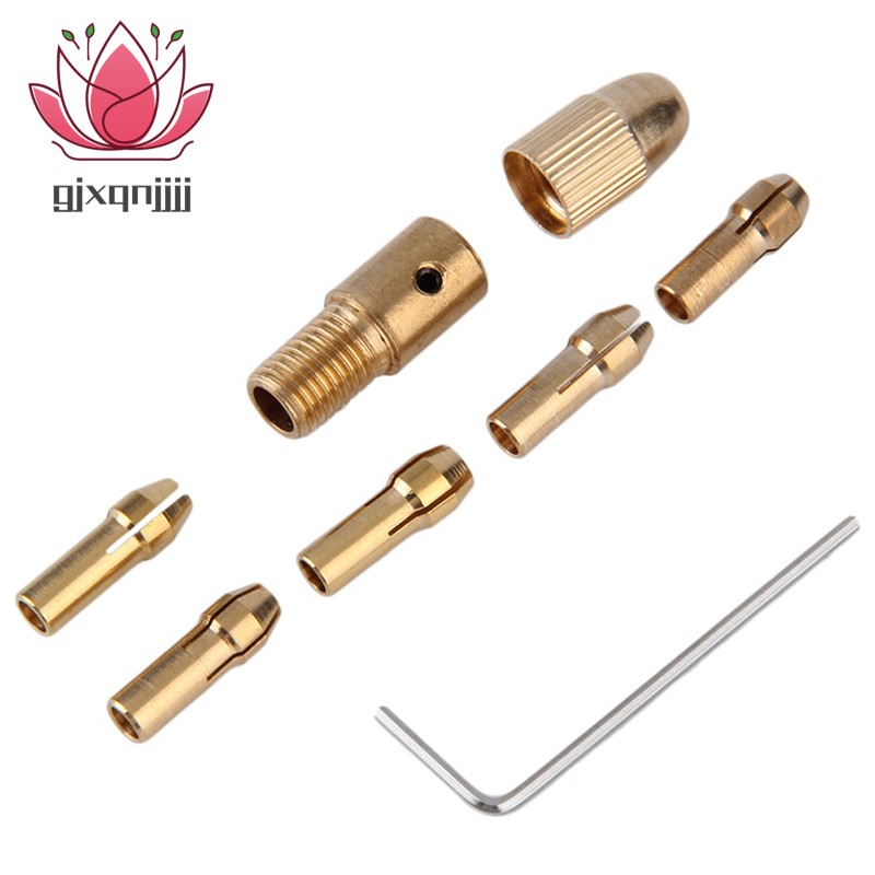 Bộ đầu kẹp mũi khoan điện mini 0.5mm - 3mm kèm phụ kiện