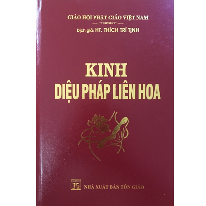 Sách - Kinh Diệu Pháp Liên Hoa (Bìa Da)