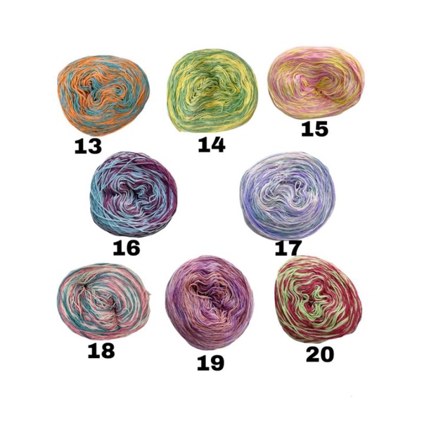 Sợi cotton VN màu loang