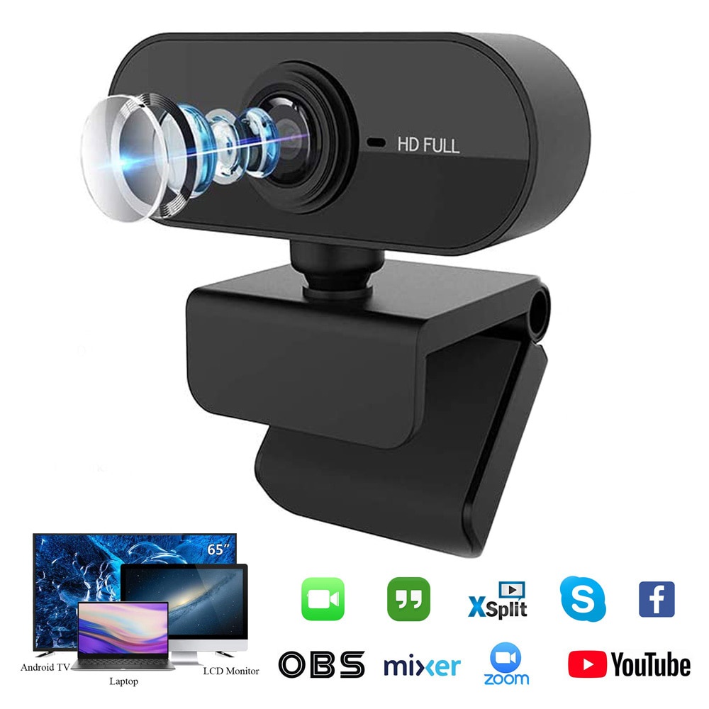 Webcam 1080p Full Hd 1080p Tích Hợp Micro Tiện Dụng Cho Máy Tính