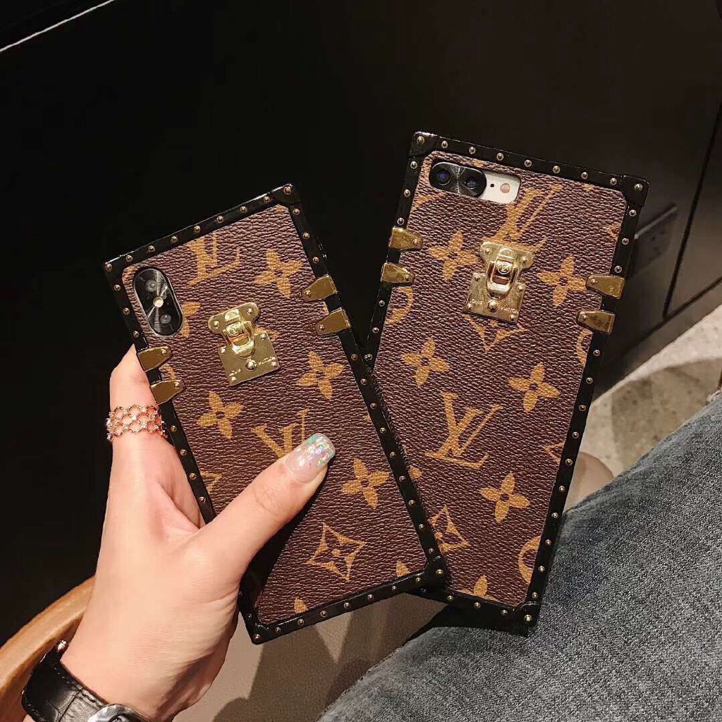 Ốp điện thoại mẫu hoa bo góc vuông bằng da cổ điển thích hợp cho iPhone 12 Mini 11 Pro MAX 6 6S 7 8 Plus X XS MAX XR