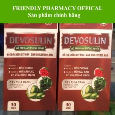 DEVOSULIN - Giúp giảm đường huyết, giảm cholesterol máu